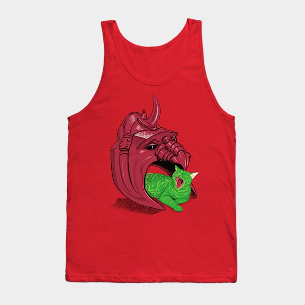 Cringer became the Mighty Battle Cat...oh wait. Tank Top by paulomonnerat